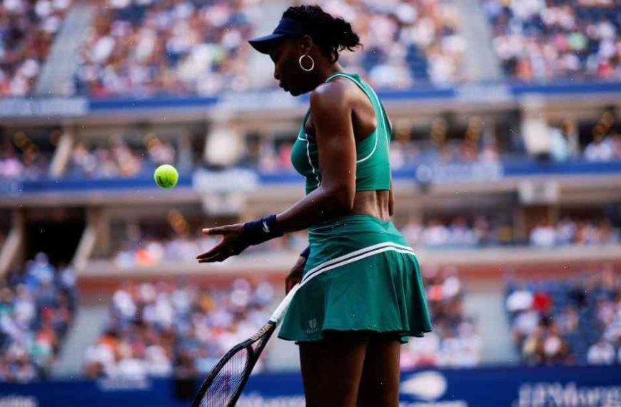 Venus Williams bowed out of the U.S. Open in the first round without a major title