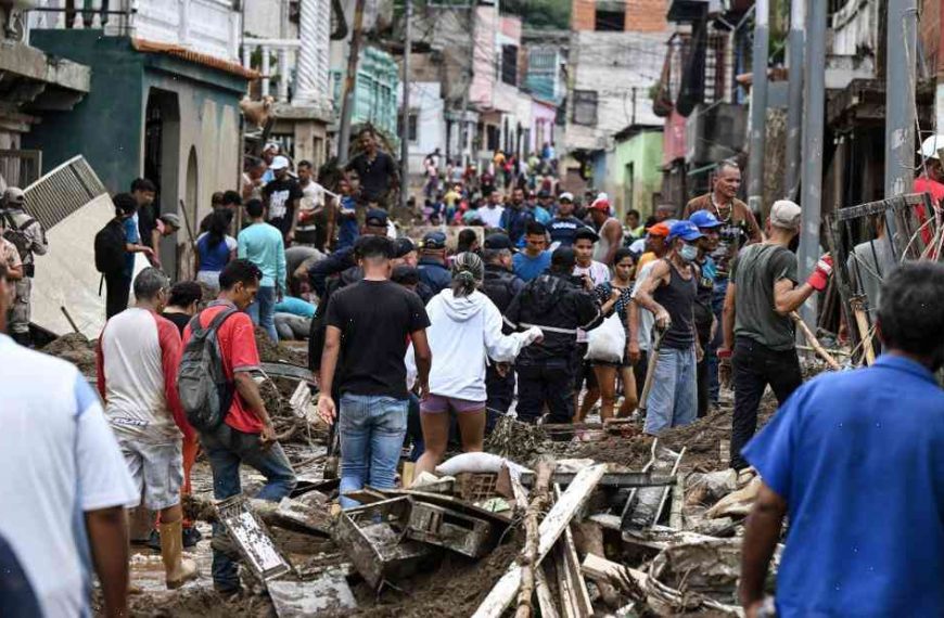 Thousands of people are reported missing after a landslide in Venezuela